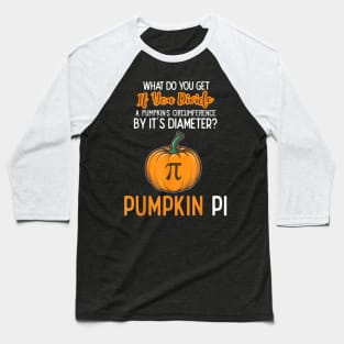 Halloween Pumpkin PI Funny Math Novelty  Gift idea Baseball T-Shirt